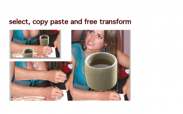 Creation of One Girl 2 Cups: Step 1
